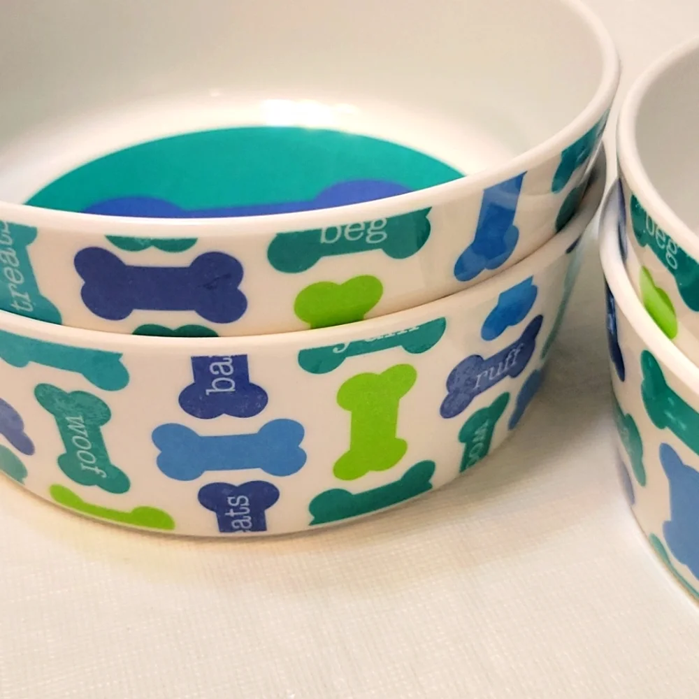 💥Small 'Yum' Dog Bowls